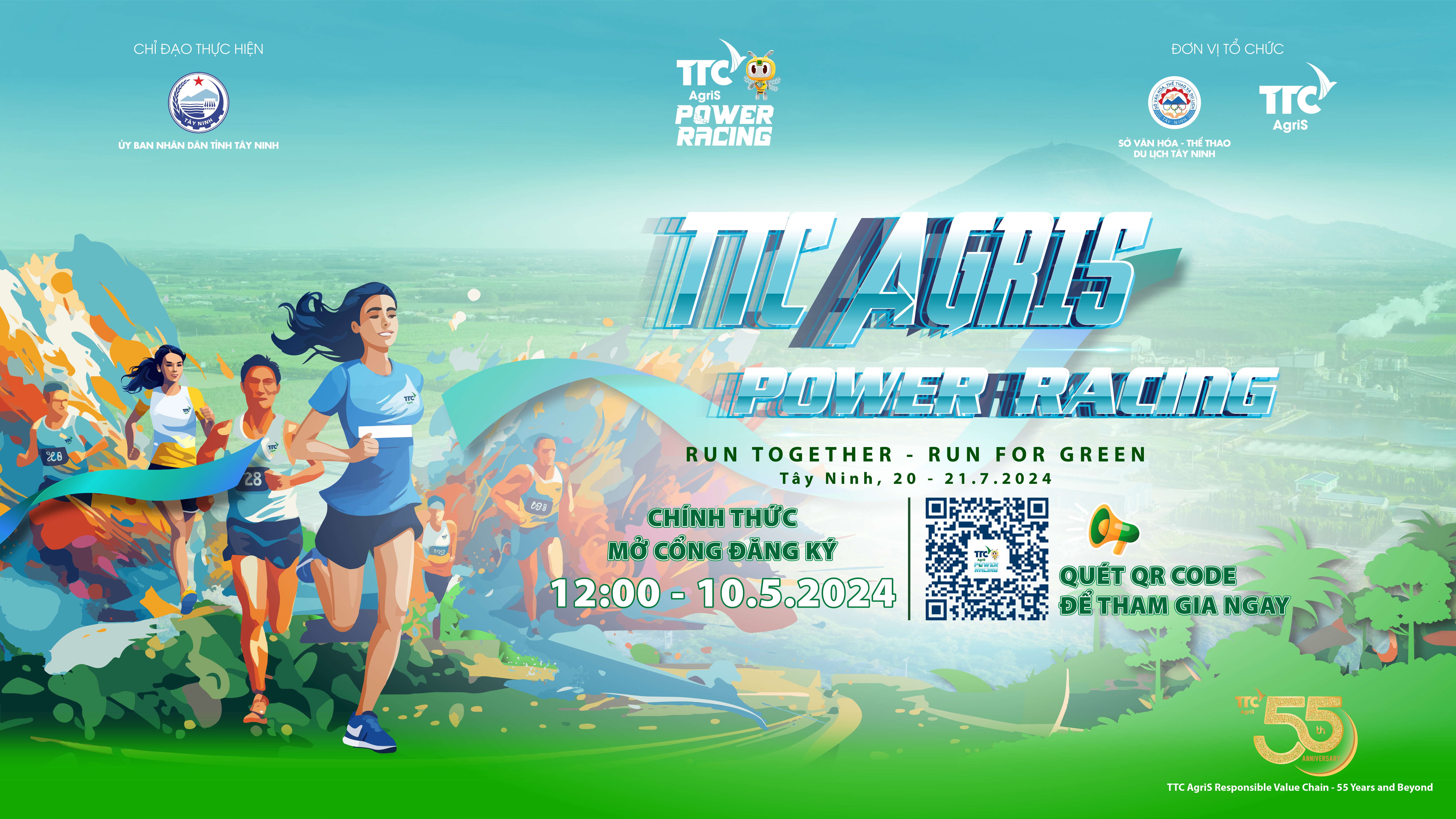 Chinh phục giải chạy TTC AgriS - Power Racing 2024
